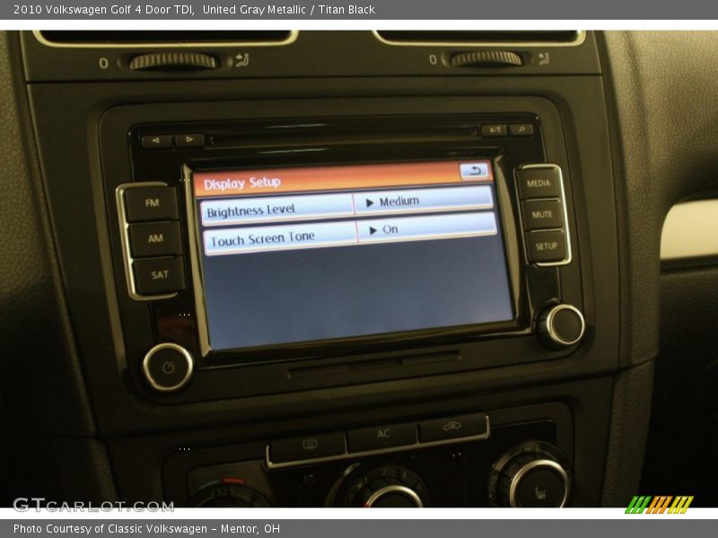 United Gray Metallic / Titan Black 2010 Volkswagen Golf 4 Door TDI