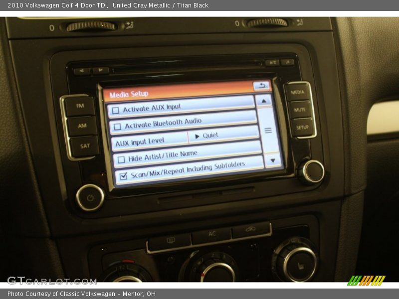 United Gray Metallic / Titan Black 2010 Volkswagen Golf 4 Door TDI