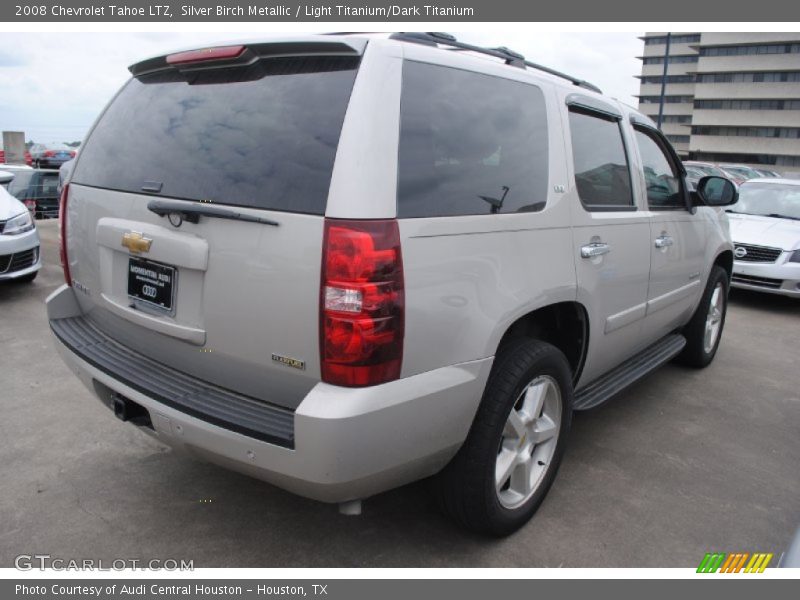Silver Birch Metallic / Light Titanium/Dark Titanium 2008 Chevrolet Tahoe LTZ
