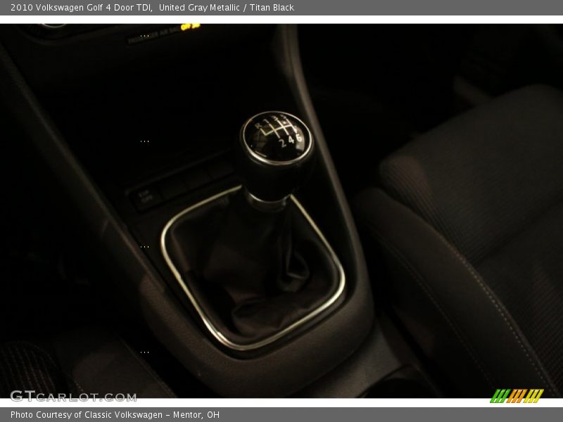 United Gray Metallic / Titan Black 2010 Volkswagen Golf 4 Door TDI