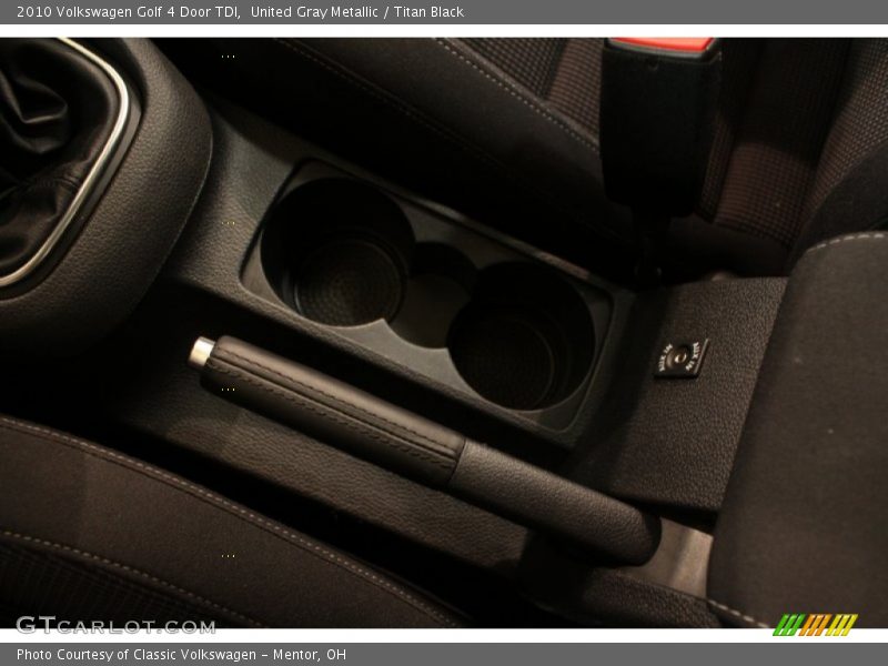 United Gray Metallic / Titan Black 2010 Volkswagen Golf 4 Door TDI