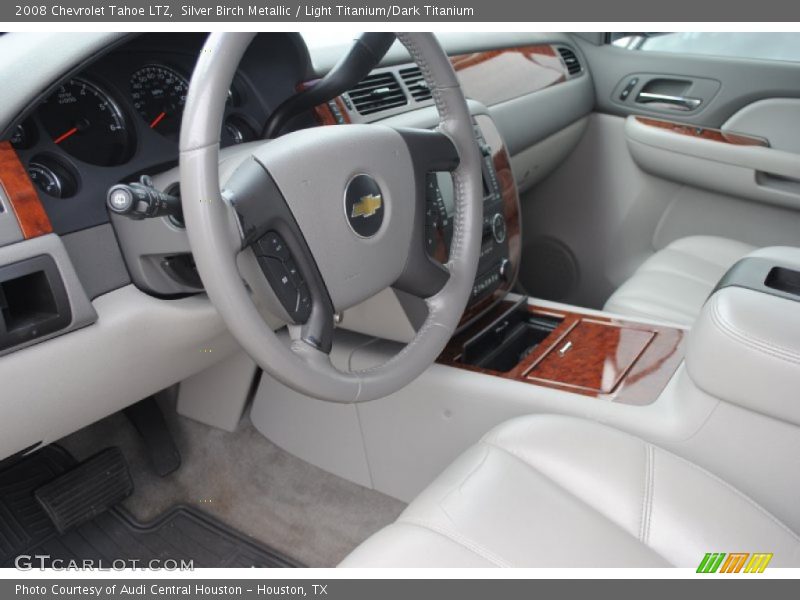 Silver Birch Metallic / Light Titanium/Dark Titanium 2008 Chevrolet Tahoe LTZ