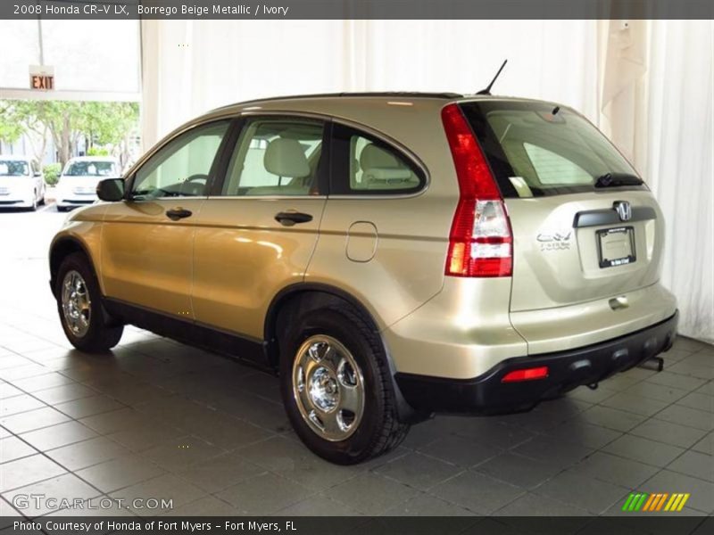 Borrego Beige Metallic / Ivory 2008 Honda CR-V LX