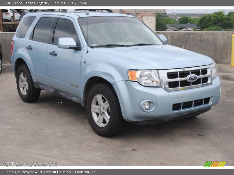 Light Ice Blue / Stone 2008 Ford Escape Hybrid