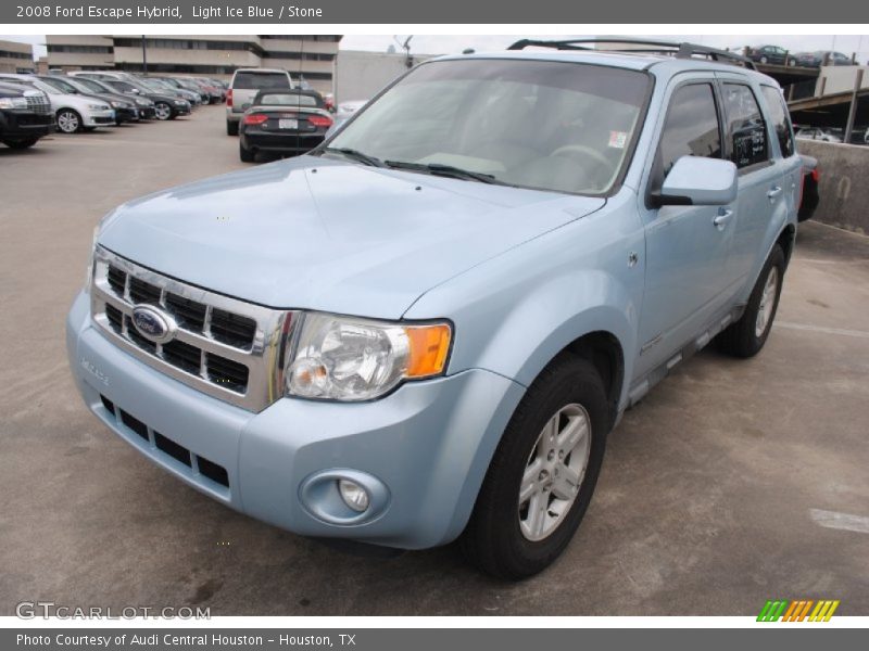 Light Ice Blue / Stone 2008 Ford Escape Hybrid