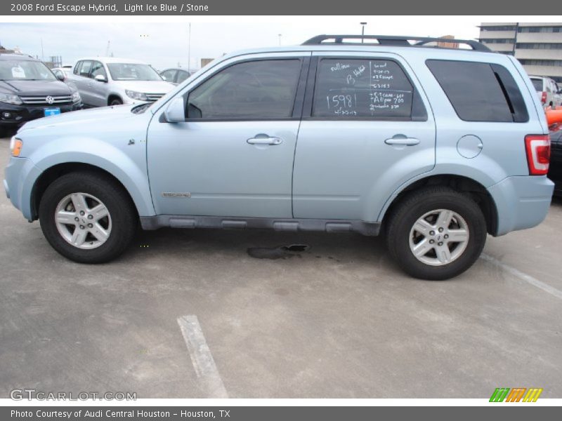 Light Ice Blue / Stone 2008 Ford Escape Hybrid