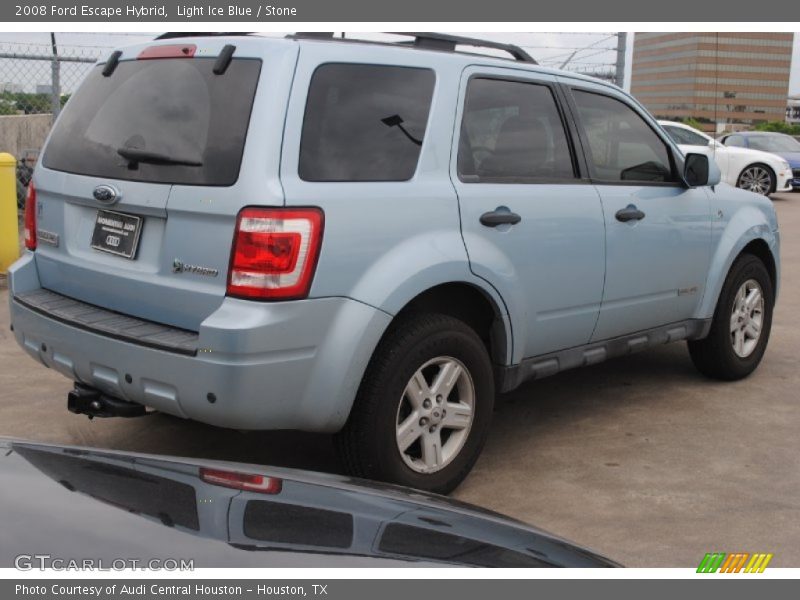 Light Ice Blue / Stone 2008 Ford Escape Hybrid