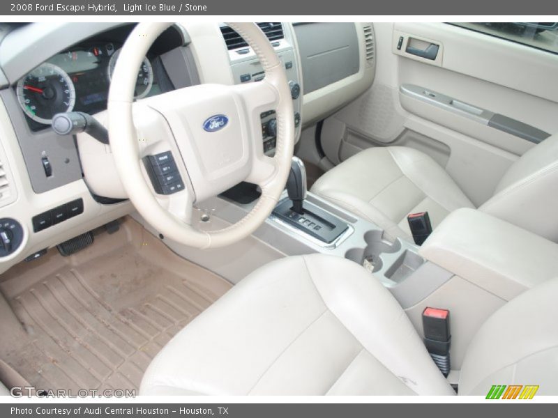 Light Ice Blue / Stone 2008 Ford Escape Hybrid