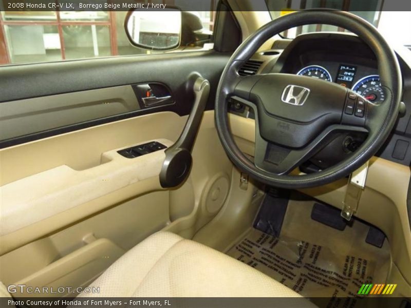 Borrego Beige Metallic / Ivory 2008 Honda CR-V LX