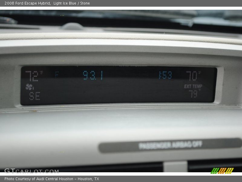 Light Ice Blue / Stone 2008 Ford Escape Hybrid