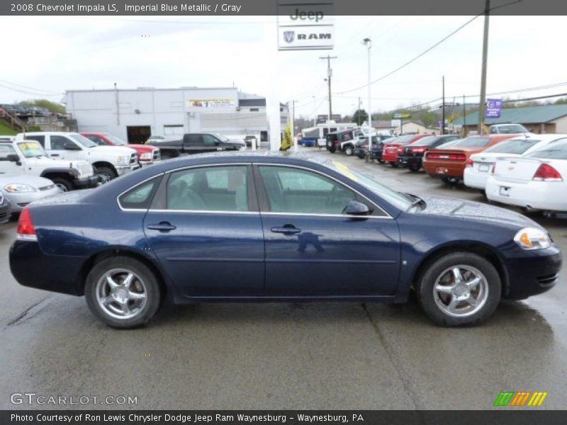 Imperial Blue Metallic / Gray 2008 Chevrolet Impala LS