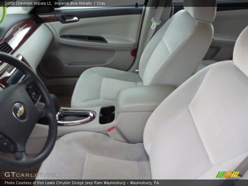 Imperial Blue Metallic / Gray 2008 Chevrolet Impala LS