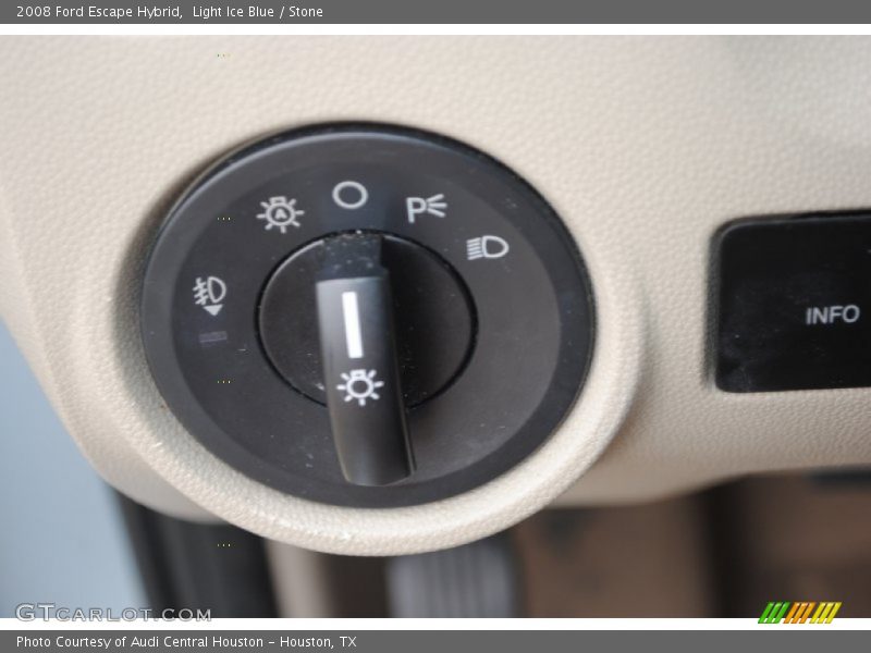 Light Ice Blue / Stone 2008 Ford Escape Hybrid