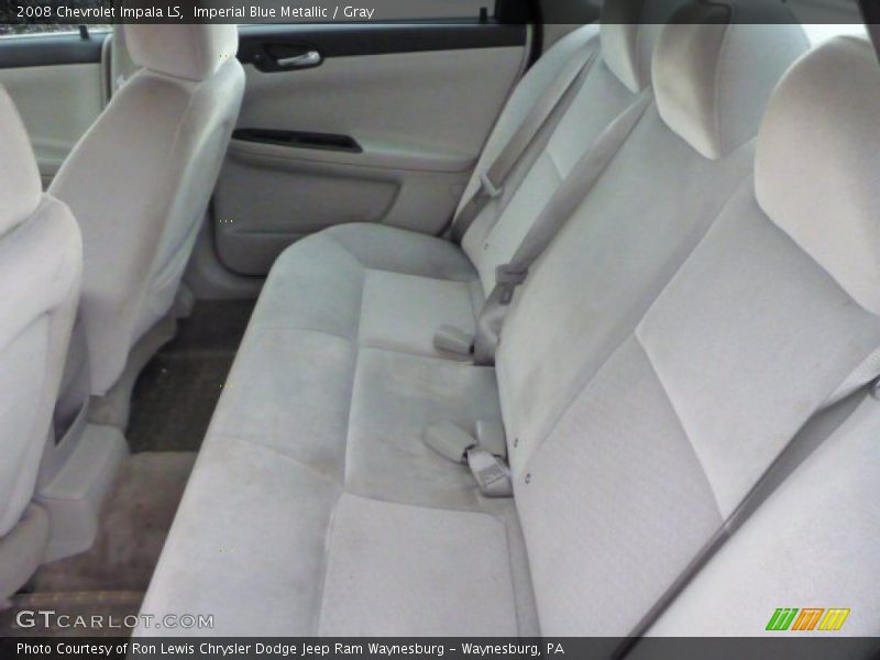 Imperial Blue Metallic / Gray 2008 Chevrolet Impala LS