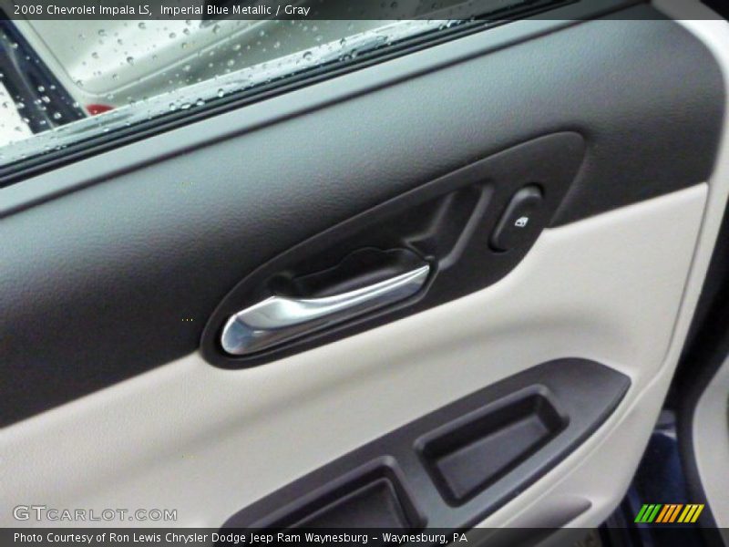 Imperial Blue Metallic / Gray 2008 Chevrolet Impala LS