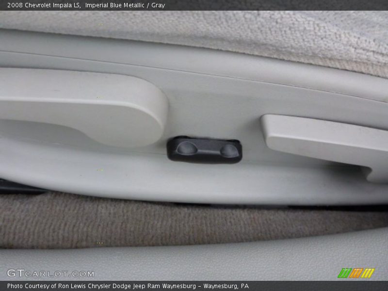 Imperial Blue Metallic / Gray 2008 Chevrolet Impala LS