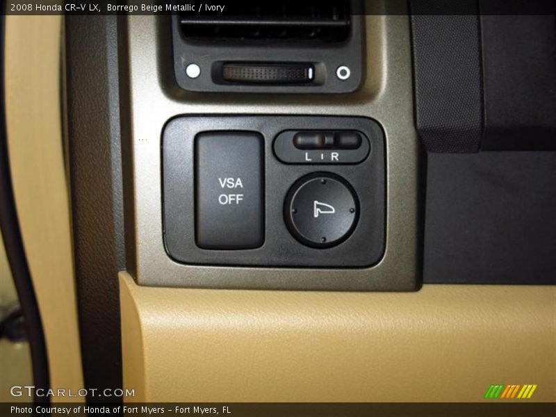 Controls of 2008 CR-V LX