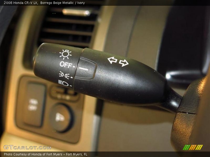 Controls of 2008 CR-V LX