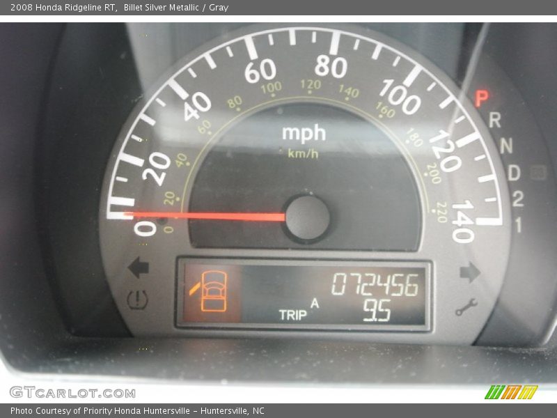 Billet Silver Metallic / Gray 2008 Honda Ridgeline RT