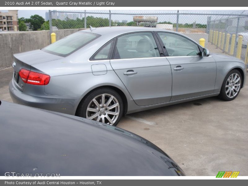 Quartz Gray Metallic / Light Gray 2010 Audi A4 2.0T Sedan
