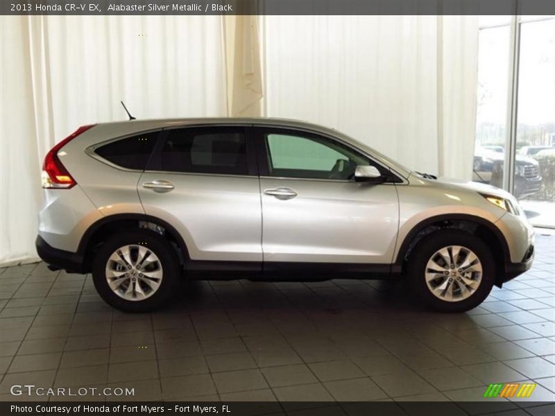 Alabaster Silver Metallic / Black 2013 Honda CR-V EX