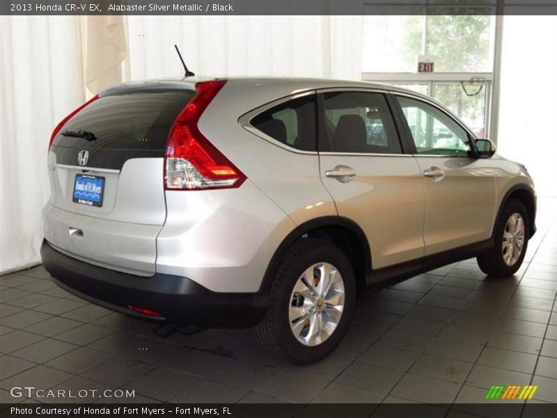 Alabaster Silver Metallic / Black 2013 Honda CR-V EX
