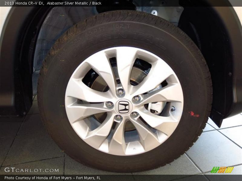 Alabaster Silver Metallic / Black 2013 Honda CR-V EX