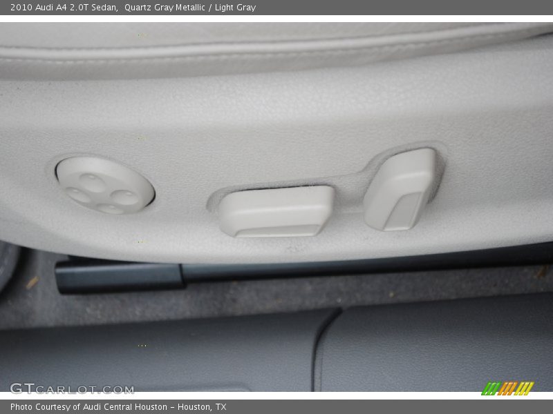 Quartz Gray Metallic / Light Gray 2010 Audi A4 2.0T Sedan