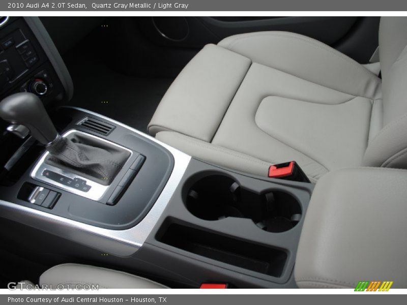 Quartz Gray Metallic / Light Gray 2010 Audi A4 2.0T Sedan