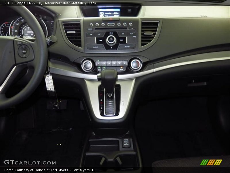 Alabaster Silver Metallic / Black 2013 Honda CR-V EX