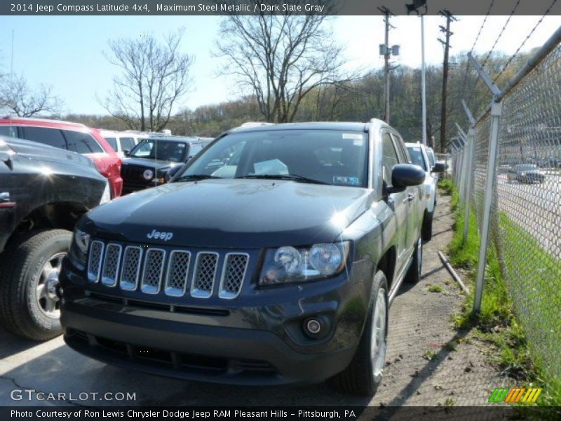 Maximum Steel Metallic / Dark Slate Gray 2014 Jeep Compass Latitude 4x4