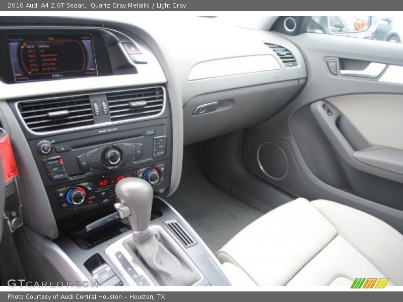 Quartz Gray Metallic / Light Gray 2010 Audi A4 2.0T Sedan