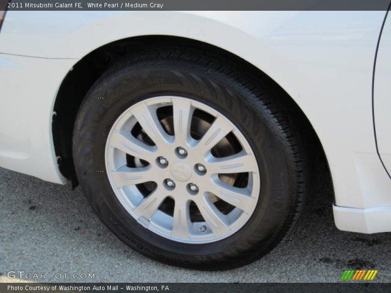 White Pearl / Medium Gray 2011 Mitsubishi Galant FE