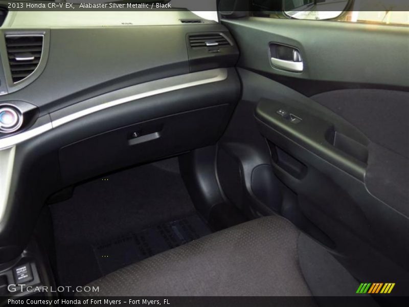 Alabaster Silver Metallic / Black 2013 Honda CR-V EX