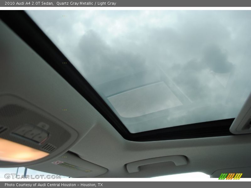 Quartz Gray Metallic / Light Gray 2010 Audi A4 2.0T Sedan