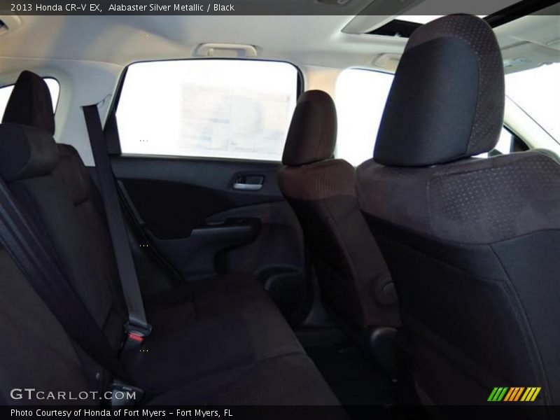 Alabaster Silver Metallic / Black 2013 Honda CR-V EX