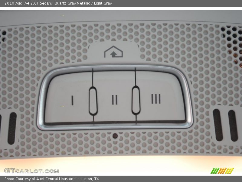 Quartz Gray Metallic / Light Gray 2010 Audi A4 2.0T Sedan
