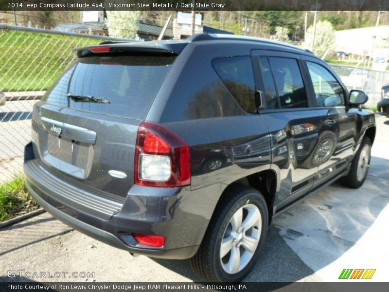 Maximum Steel Metallic / Dark Slate Gray 2014 Jeep Compass Latitude 4x4