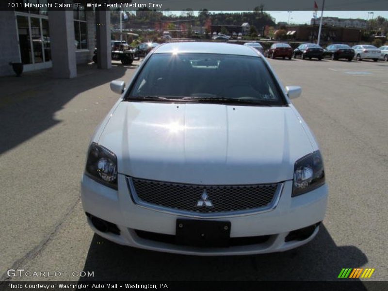 White Pearl / Medium Gray 2011 Mitsubishi Galant FE