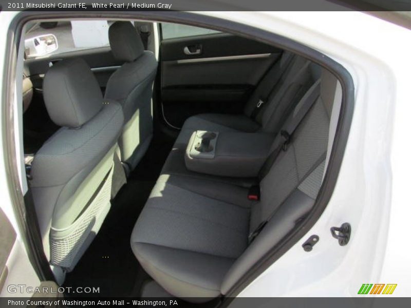 White Pearl / Medium Gray 2011 Mitsubishi Galant FE