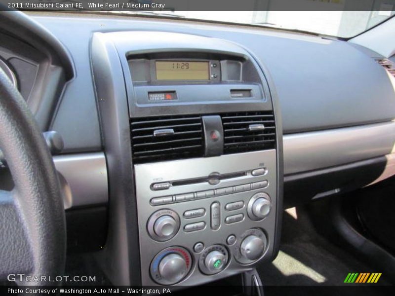 White Pearl / Medium Gray 2011 Mitsubishi Galant FE