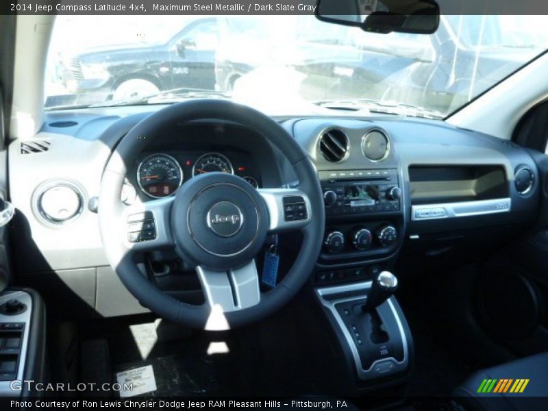 Maximum Steel Metallic / Dark Slate Gray 2014 Jeep Compass Latitude 4x4