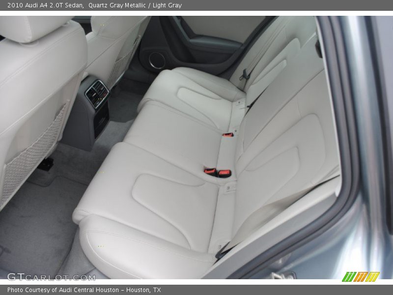 Quartz Gray Metallic / Light Gray 2010 Audi A4 2.0T Sedan