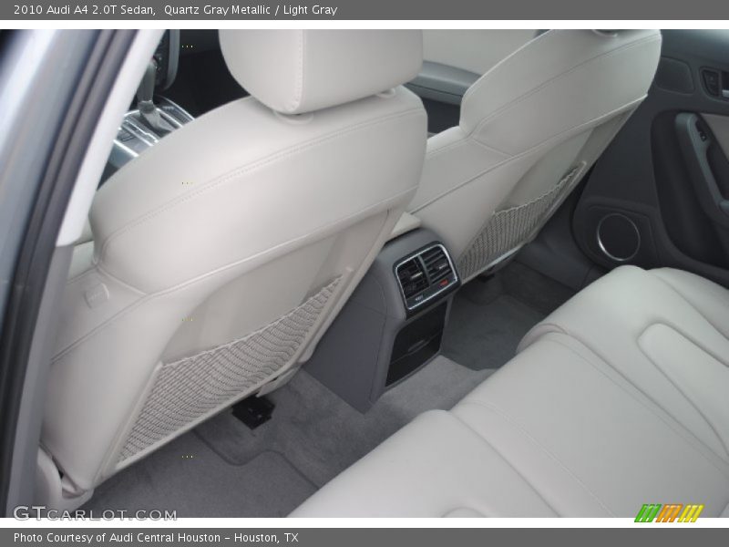Quartz Gray Metallic / Light Gray 2010 Audi A4 2.0T Sedan