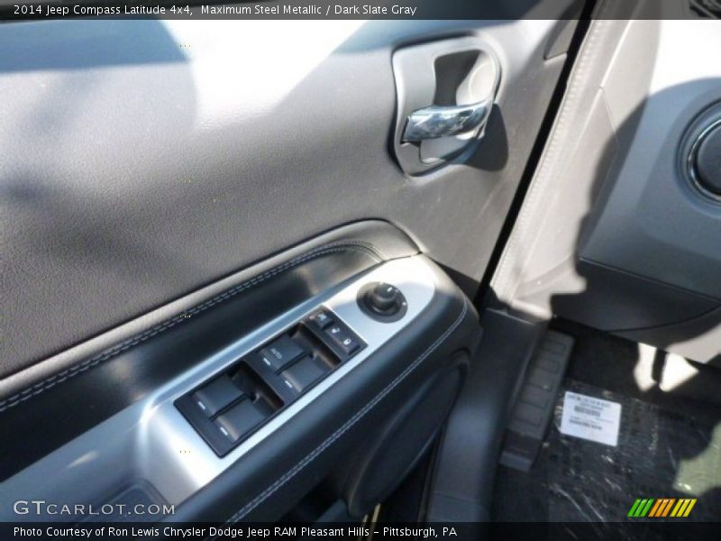 Maximum Steel Metallic / Dark Slate Gray 2014 Jeep Compass Latitude 4x4