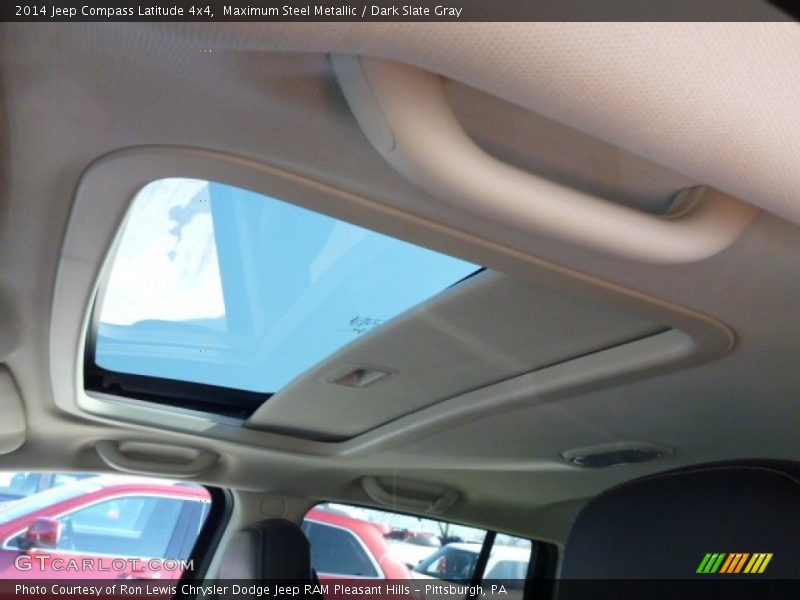 Maximum Steel Metallic / Dark Slate Gray 2014 Jeep Compass Latitude 4x4