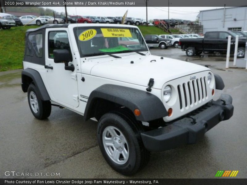 Front 3/4 View of 2010 Wrangler Sport 4x4