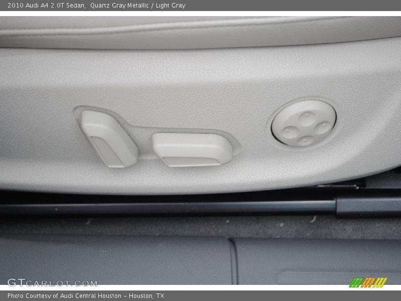 Quartz Gray Metallic / Light Gray 2010 Audi A4 2.0T Sedan