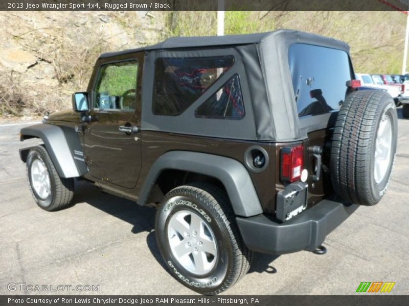 Rugged Brown / Black 2013 Jeep Wrangler Sport 4x4