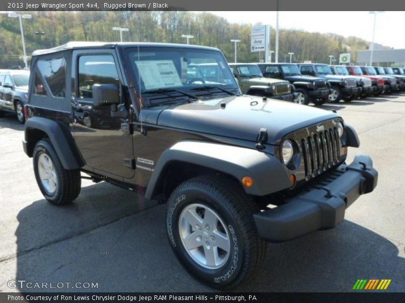 Rugged Brown / Black 2013 Jeep Wrangler Sport 4x4